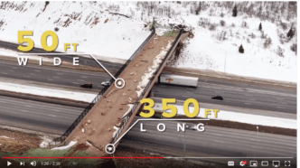 Wildlife Overpass Flyover with UDOT and DWR